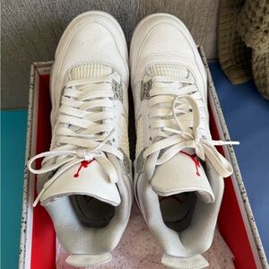 Air Jordan retro 4 (white Oreo)